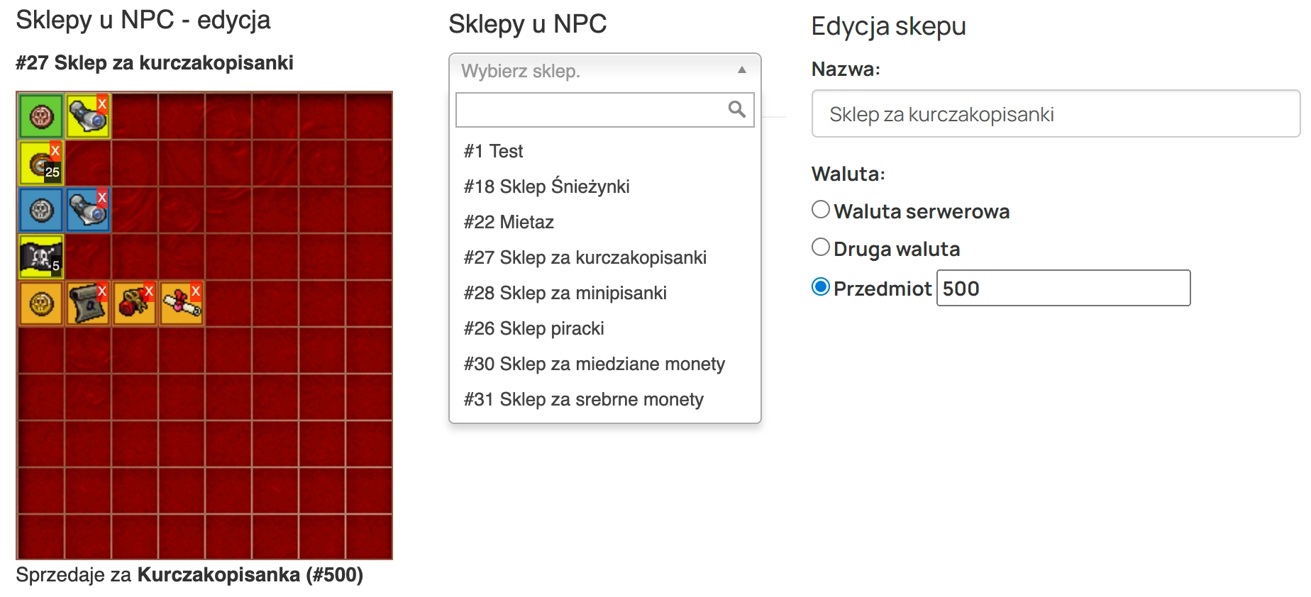 Zarządzanie sklepem